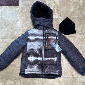 Energy Zone Kids Jacket - Black and Gray